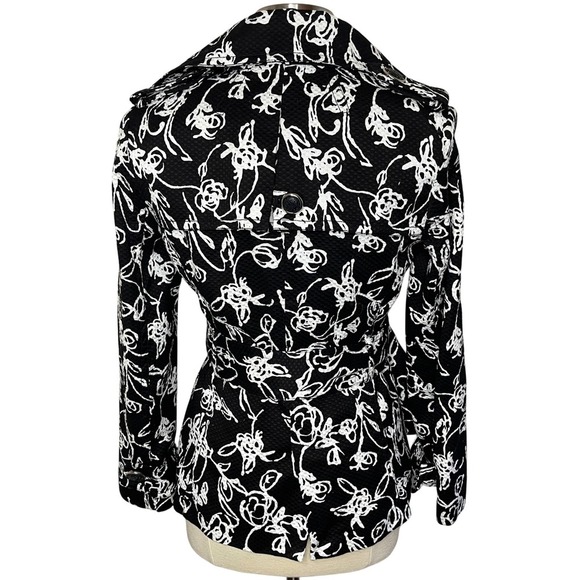 LAPIS by ALEXIA ADMOOR Floral Double Breasted Belted Blazer, Medium - Picture 7 of 12